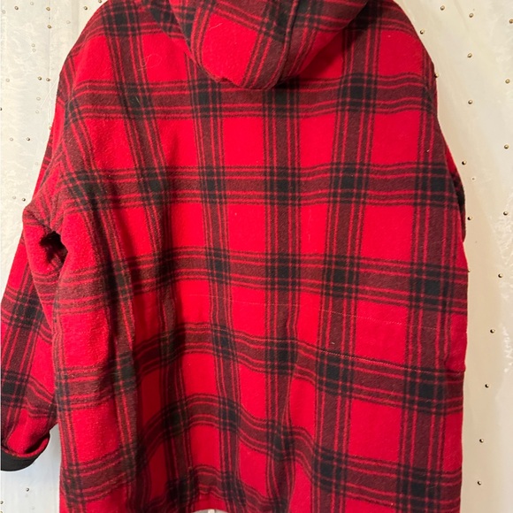 The Vermont Country Store buffalo plaid Wool Coat - Picture 7 of 7